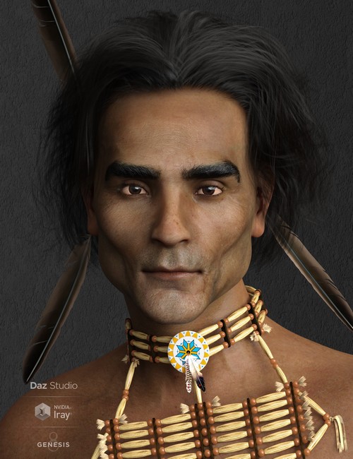 Zahn McClarnon - Phx Ohanzi for Genesis 8 Male