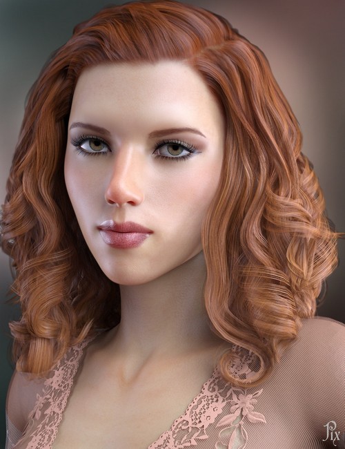 Scarlett Johansson - Psionne & Psion Suit for Genesis 8 Female(s)